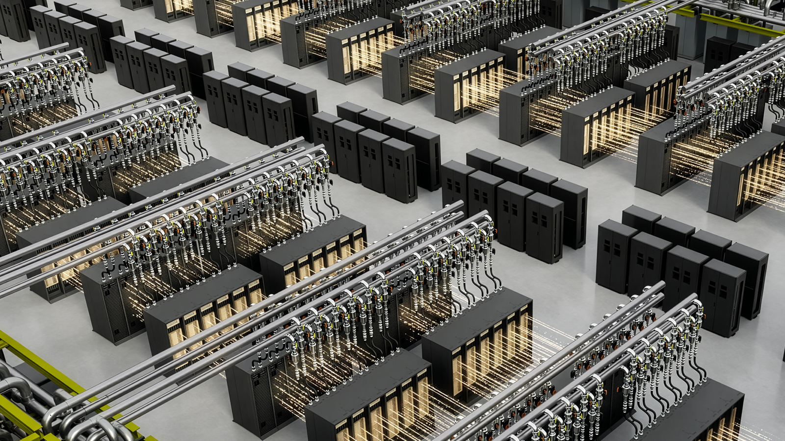 NVIDIA Vera Rubin DSX reference design illustrates the coupling of compute, networking, power and liquid cooling inside an AI factory. Source: NVIDIA Newsroom | Official newsroom media asset, editorial use with attribution.