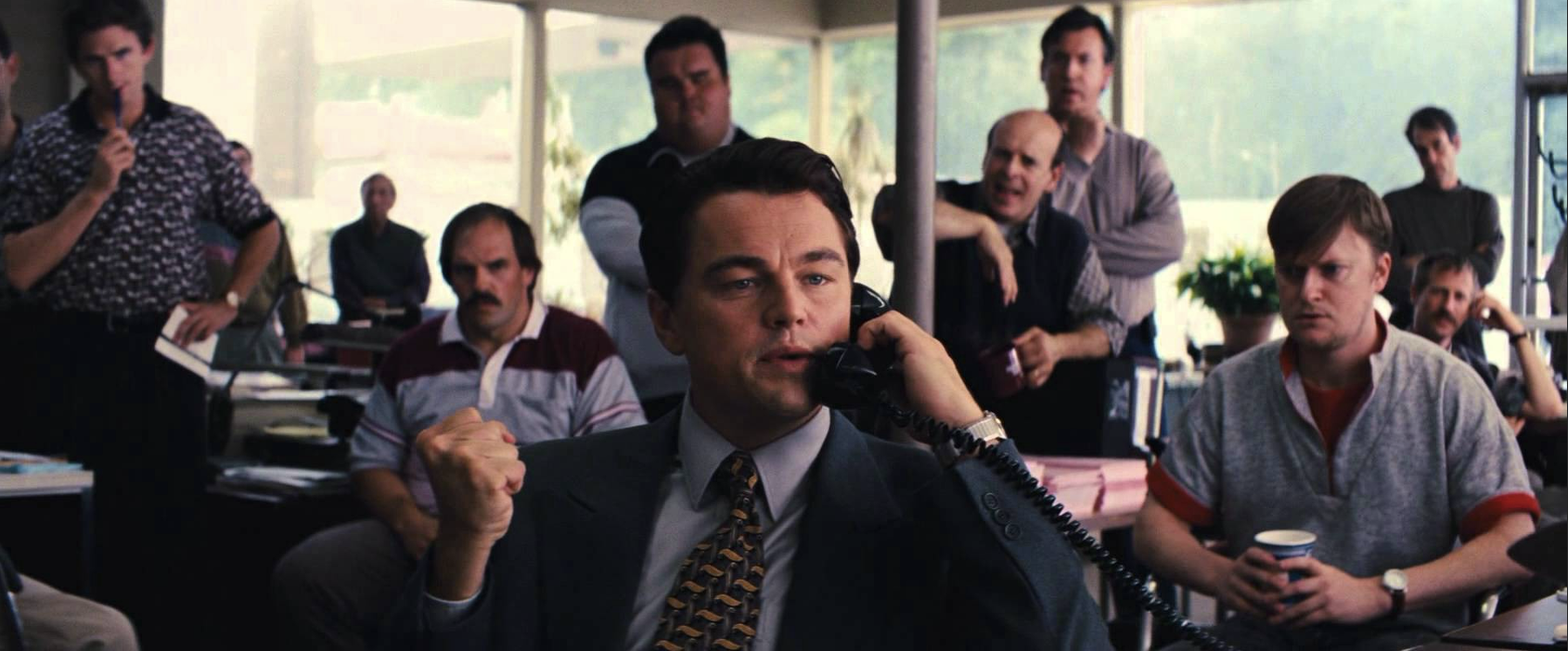 Scene from The Wolf of Wall Street (2013)